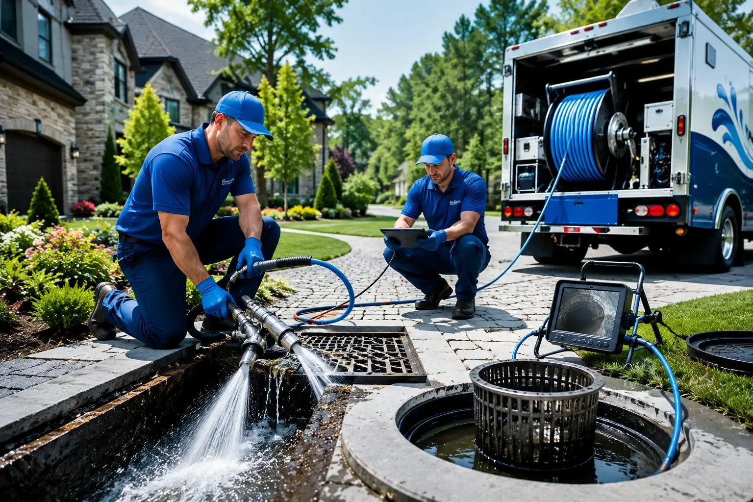 Local outdoor drain cleaning professionals in Blum, TX