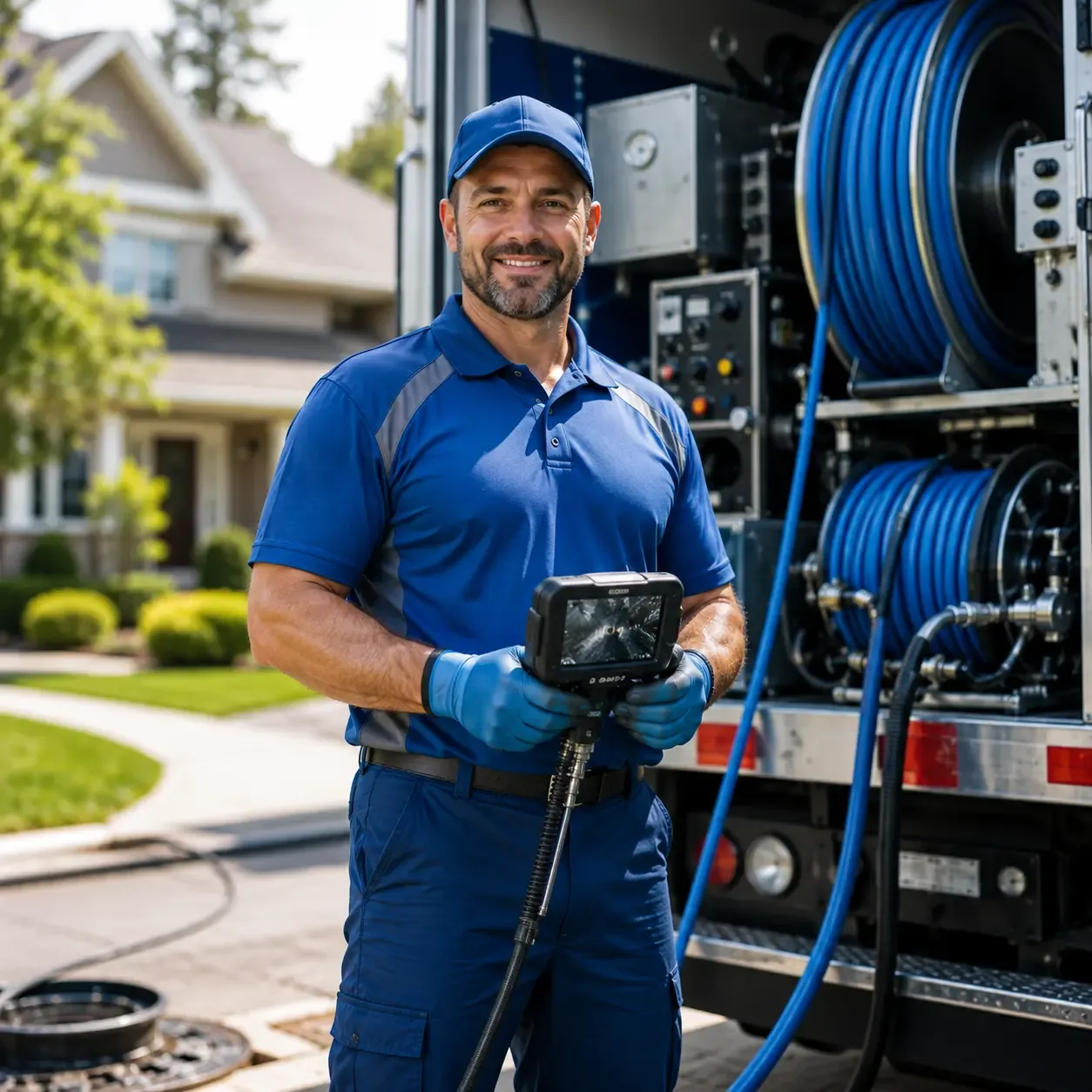 Local outdoor drain cleaning specialists in Blum, TX